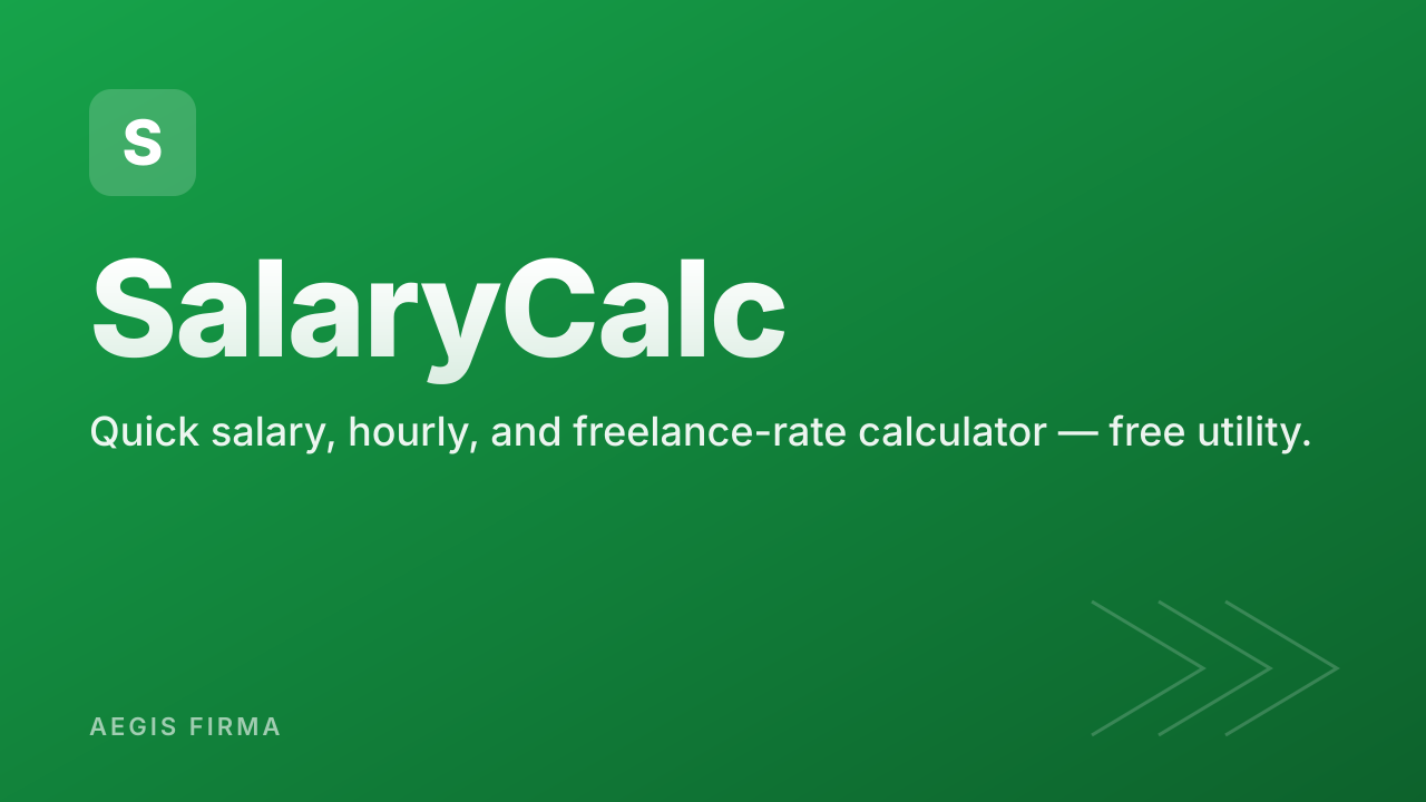 SalaryCalc screenshot 1